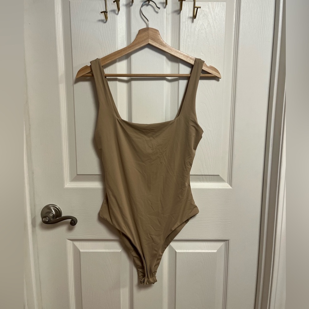 SHEIN Tan Bodysuit NWT